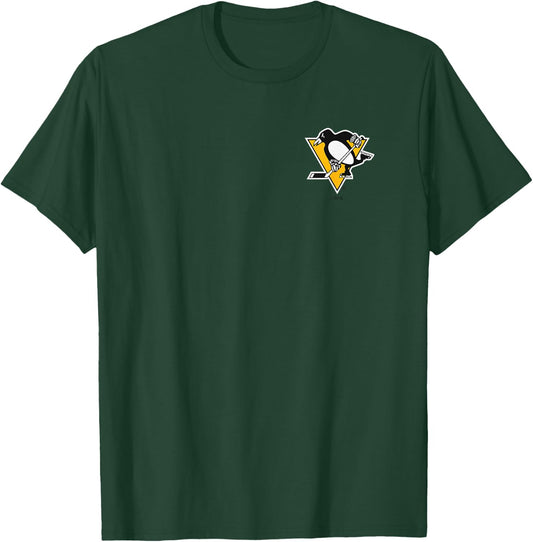 Pittsburgh Penguins Support Dark Heather Officially Licensed T-Shirt - T-Shirt | Forest