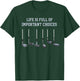 Golfing Clubs Golfer Choices Big Putts Golf Accessories Gift T-Shirt - T-Shirt | Forest