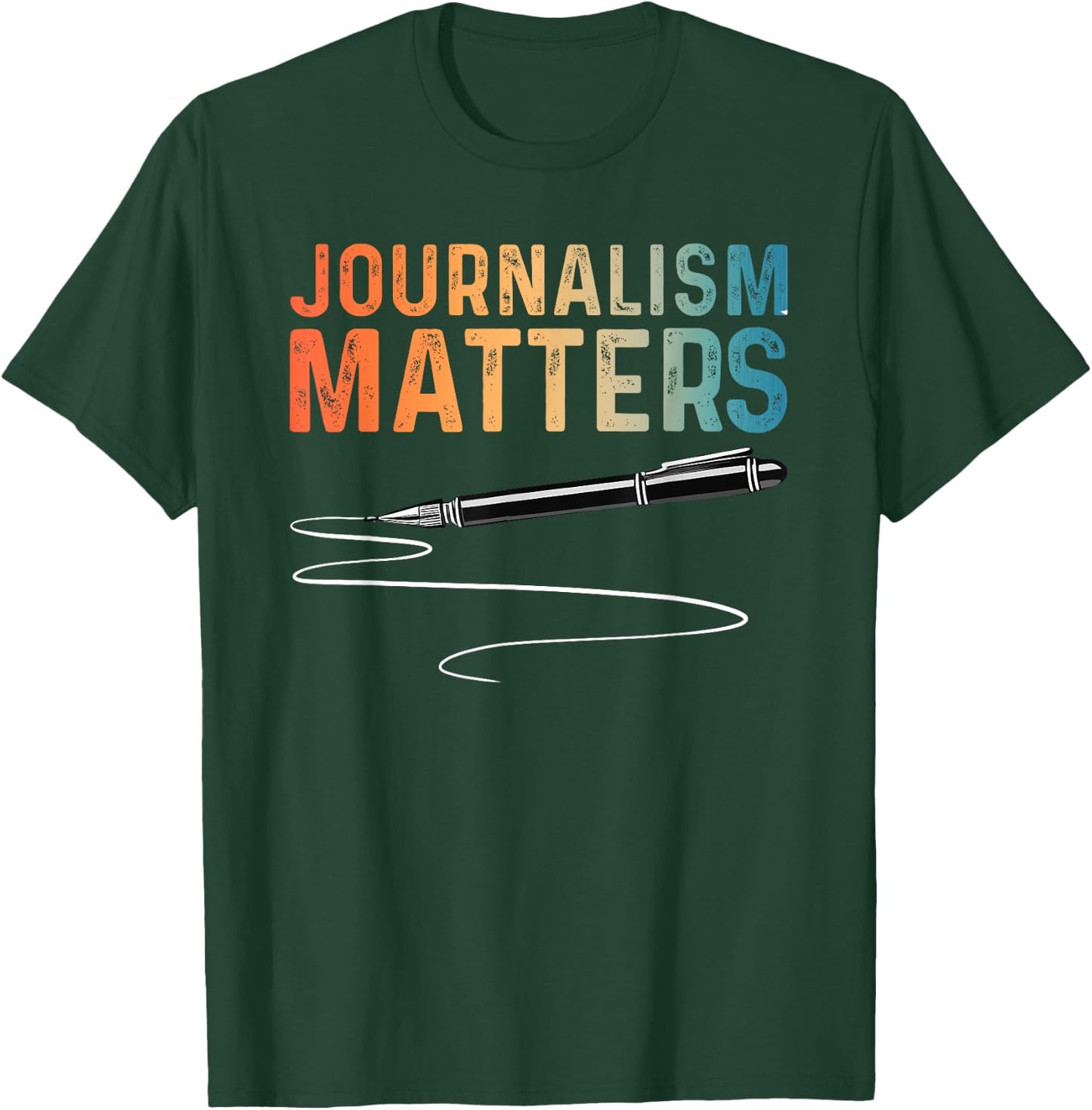Journalist Design Women Journalism Lover Journalist T-Shirt - T-Shirt | Forest