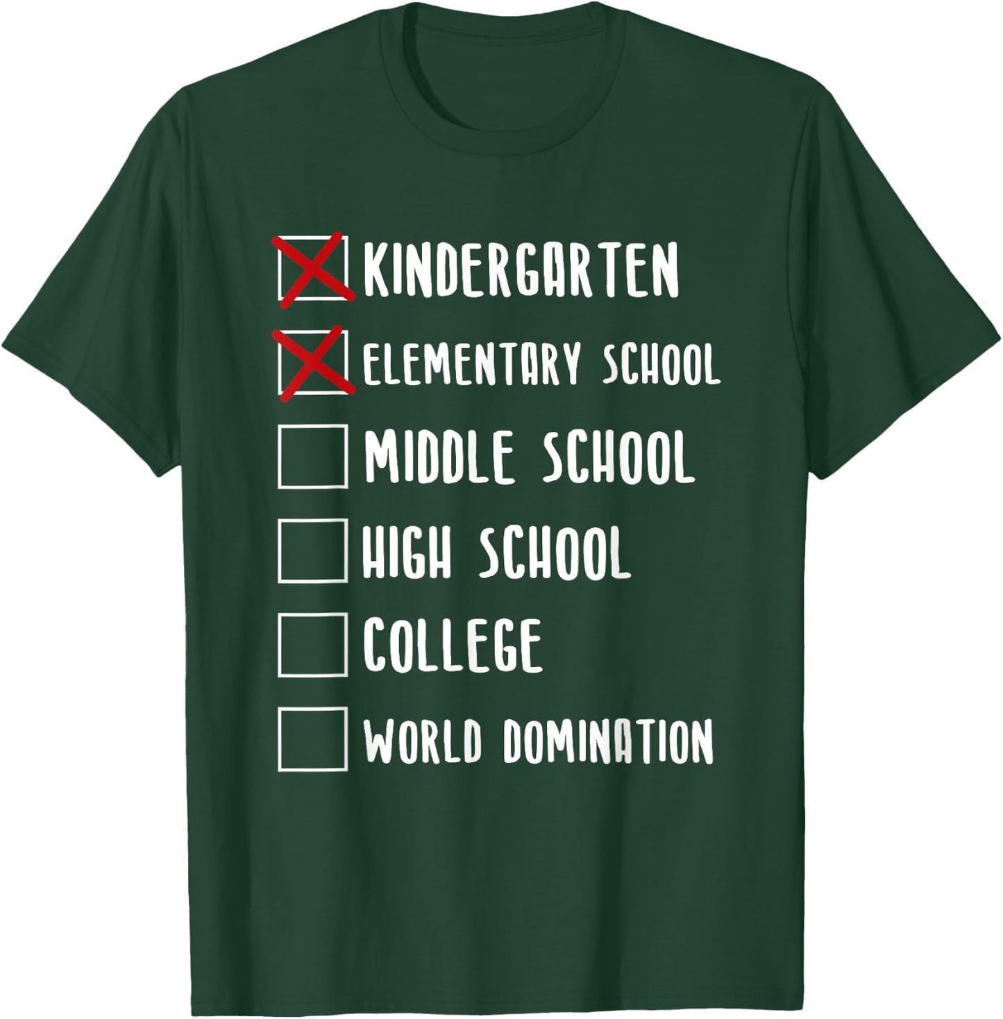 Middle School Graduation T-Shirt - T-Shirt | Forest