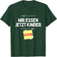 Komm wir Essen Kinder Satzzeichen Komma lustige Sprüche T-Shirt - T-Shirt | Forest