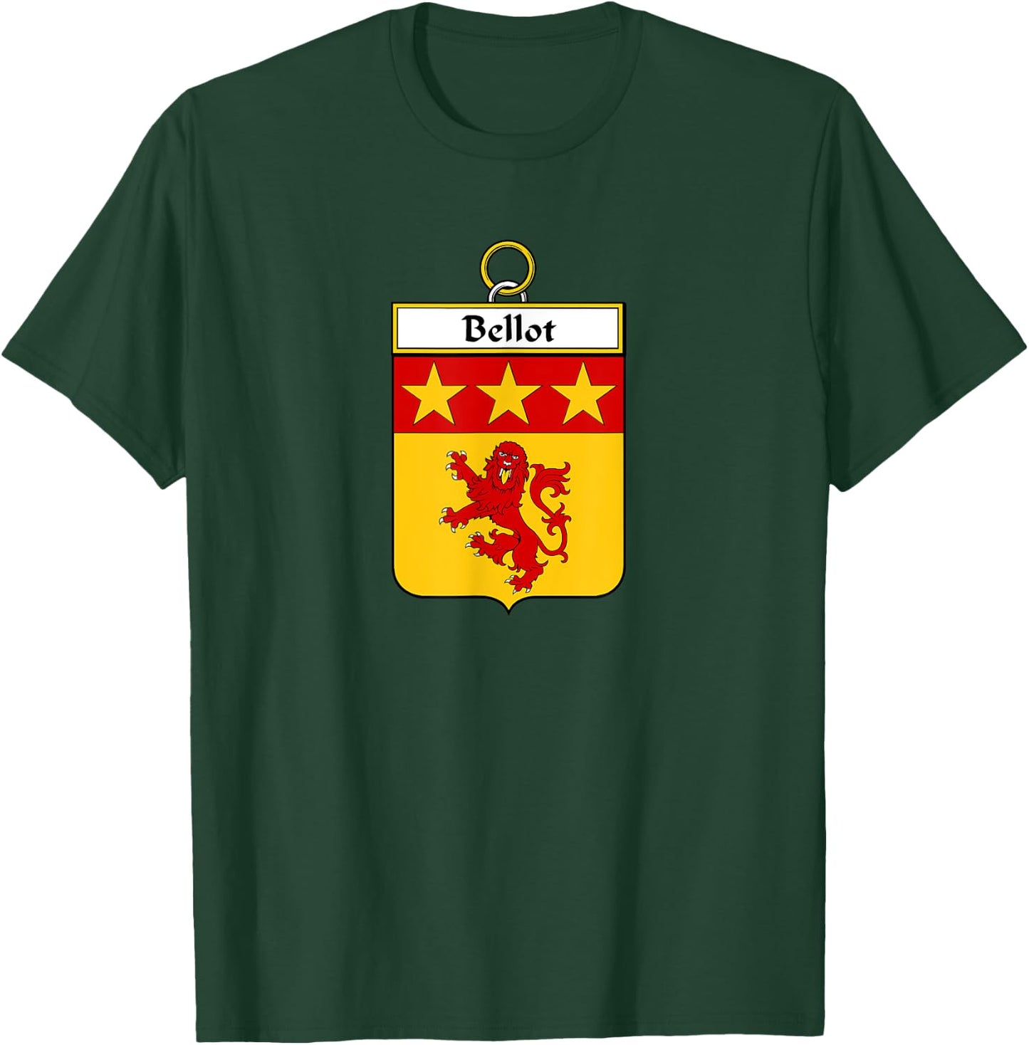 Bellot Coat of Arms - Family Crest T-Shirt - T-Shirt | Forest