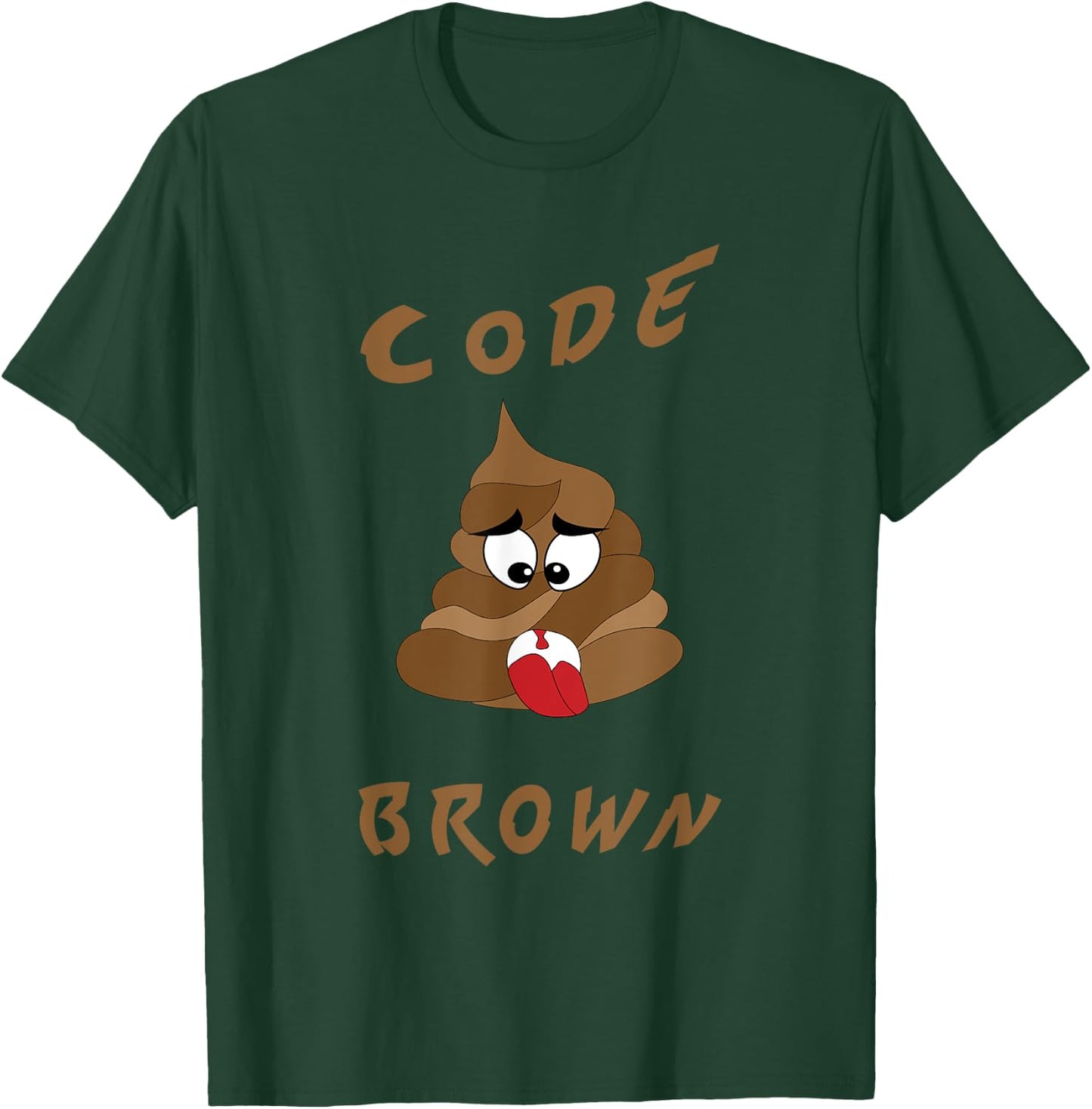 Funny Medical Code Brown | Funny Healthcare T-Shirt - T-Shirt | Forest