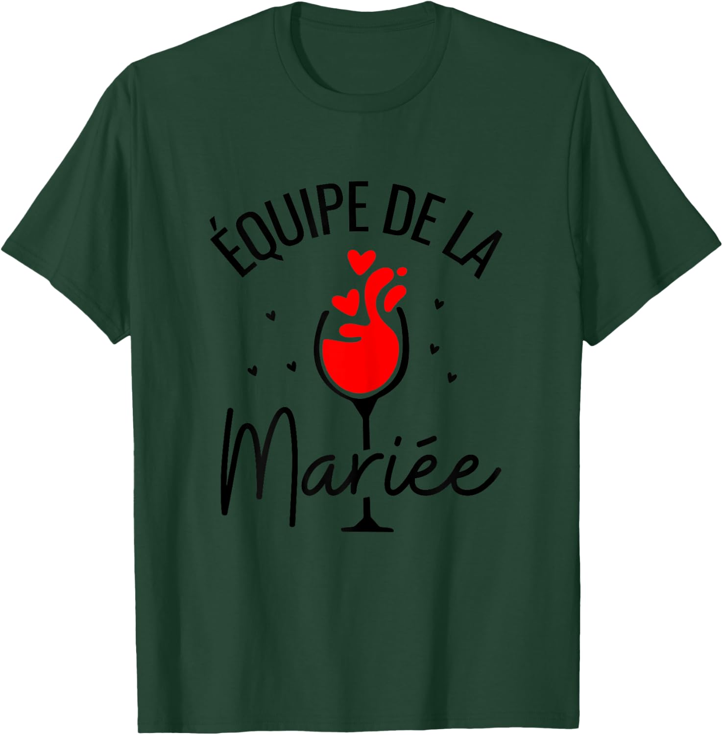 Team Bride Funeral Life Young Girl EVJF , white T-Shirt - T-Shirt | Forest