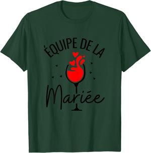 Team Bride Funeral Life Young Girl EVJF , white T-Shirt - T-Shirt | Forest