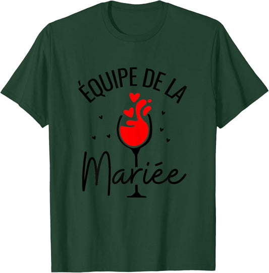 Team Bride Funeral Life Young Girl EVJF , white T-Shirt - T-Shirt | Forest