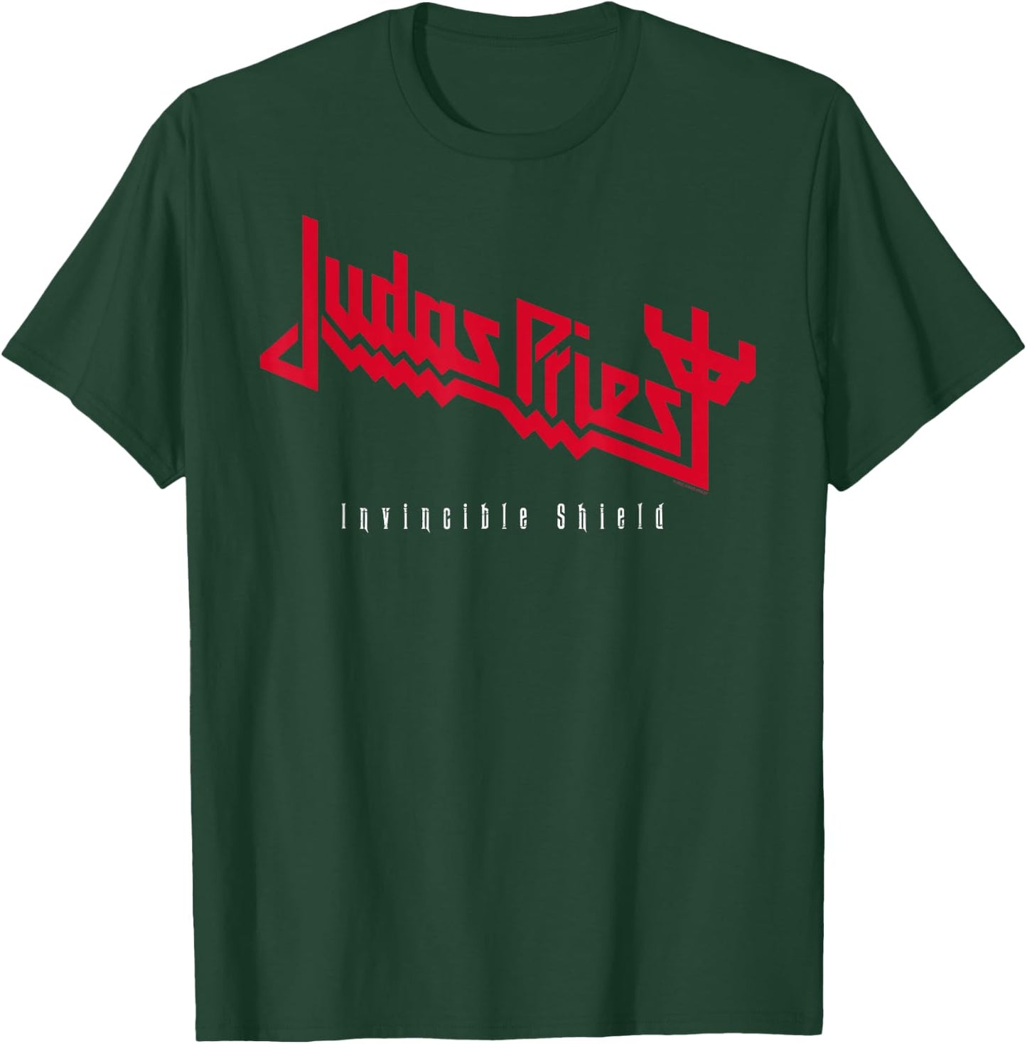 Judas Priest Invincible Shield Red , black T-Shirt - T-Shirt | Forest