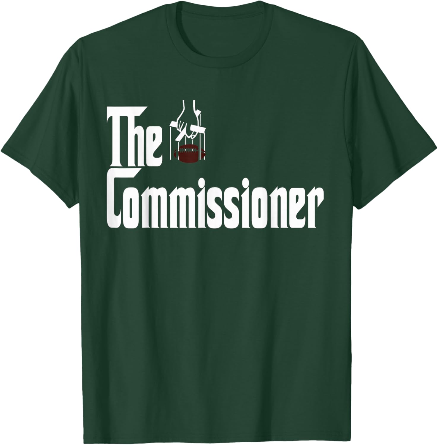 Fantasy Football Commissioner Draft Party Commish FFL T-Shirt - T-Shirt | Forest