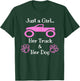 Just a Girl Her Dog and Her Truck Pink T Shirt T-Shirt - T-Shirt | Forest