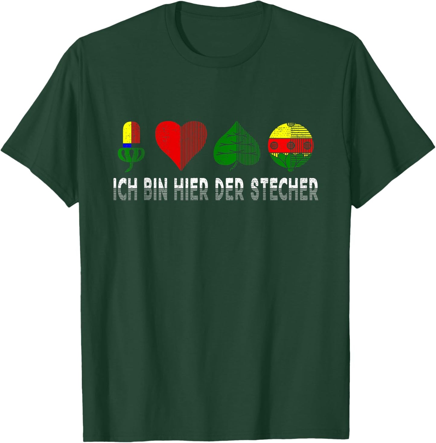 Playing Cards Family Table Bavarian Sheepheads Taroque Sheephead T-Shirt - T-Shirt | Forest