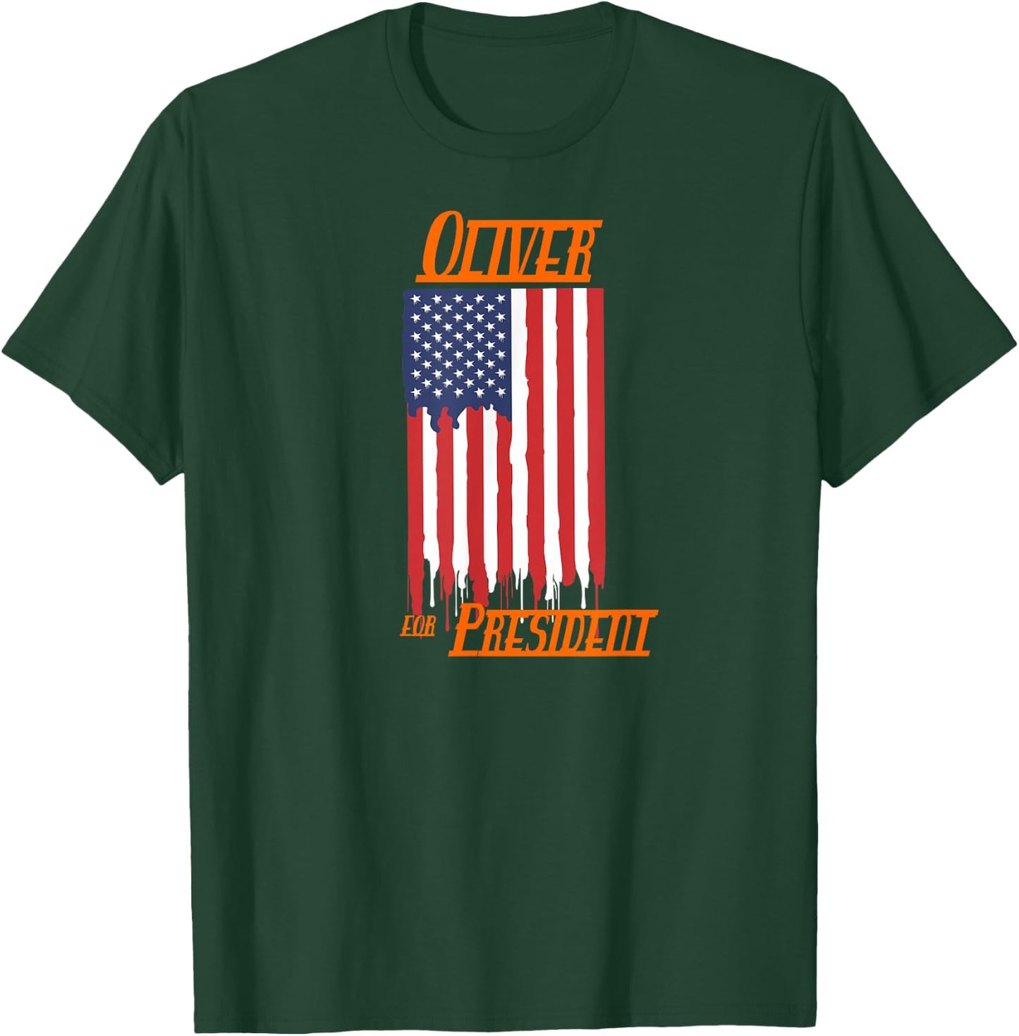 Oliver For President T-Shirt - T-Shirt | Forest