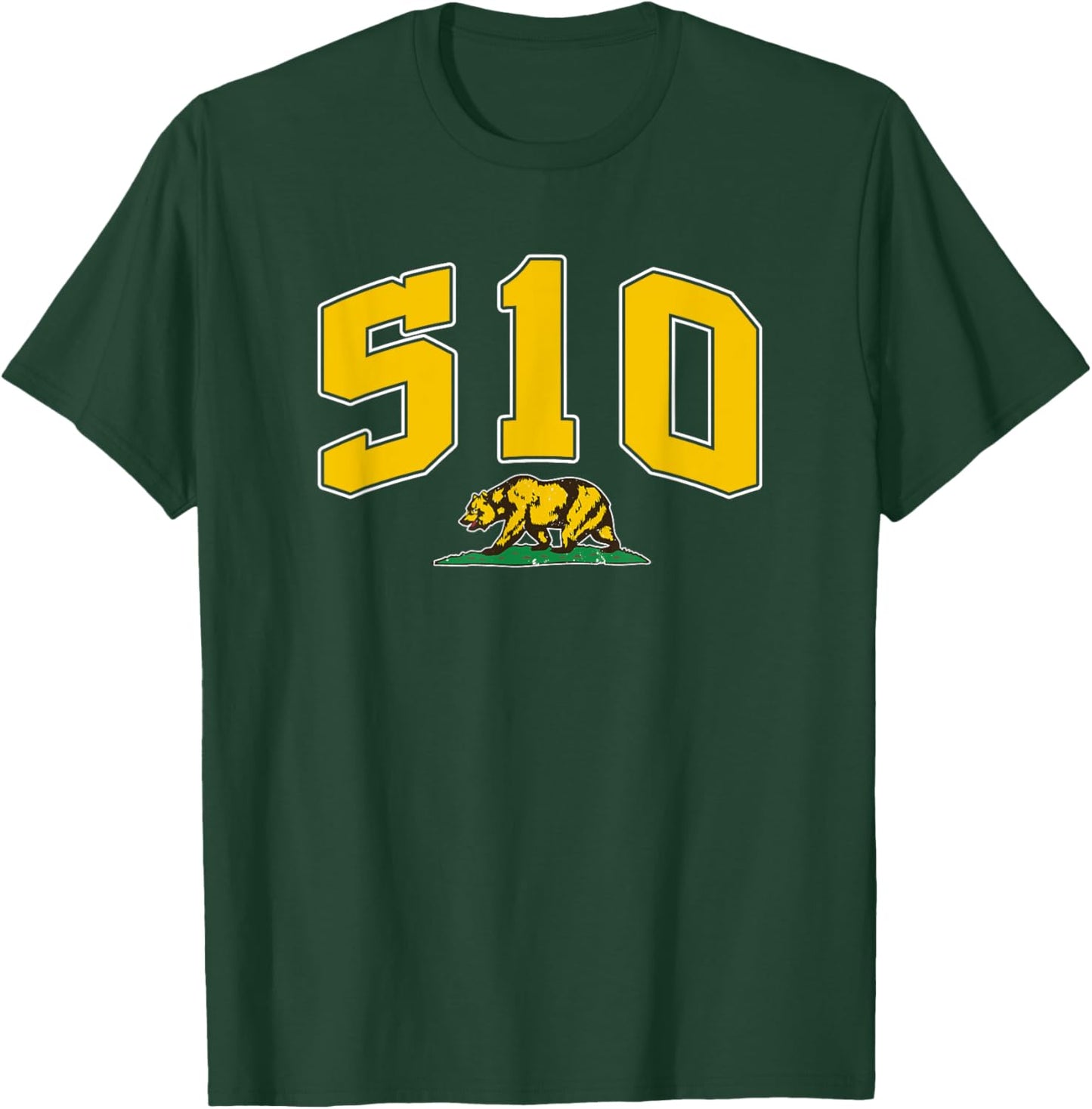 Berkeley Area Code California CA , Small, Black T-Shirt - T-Shirt | Forest