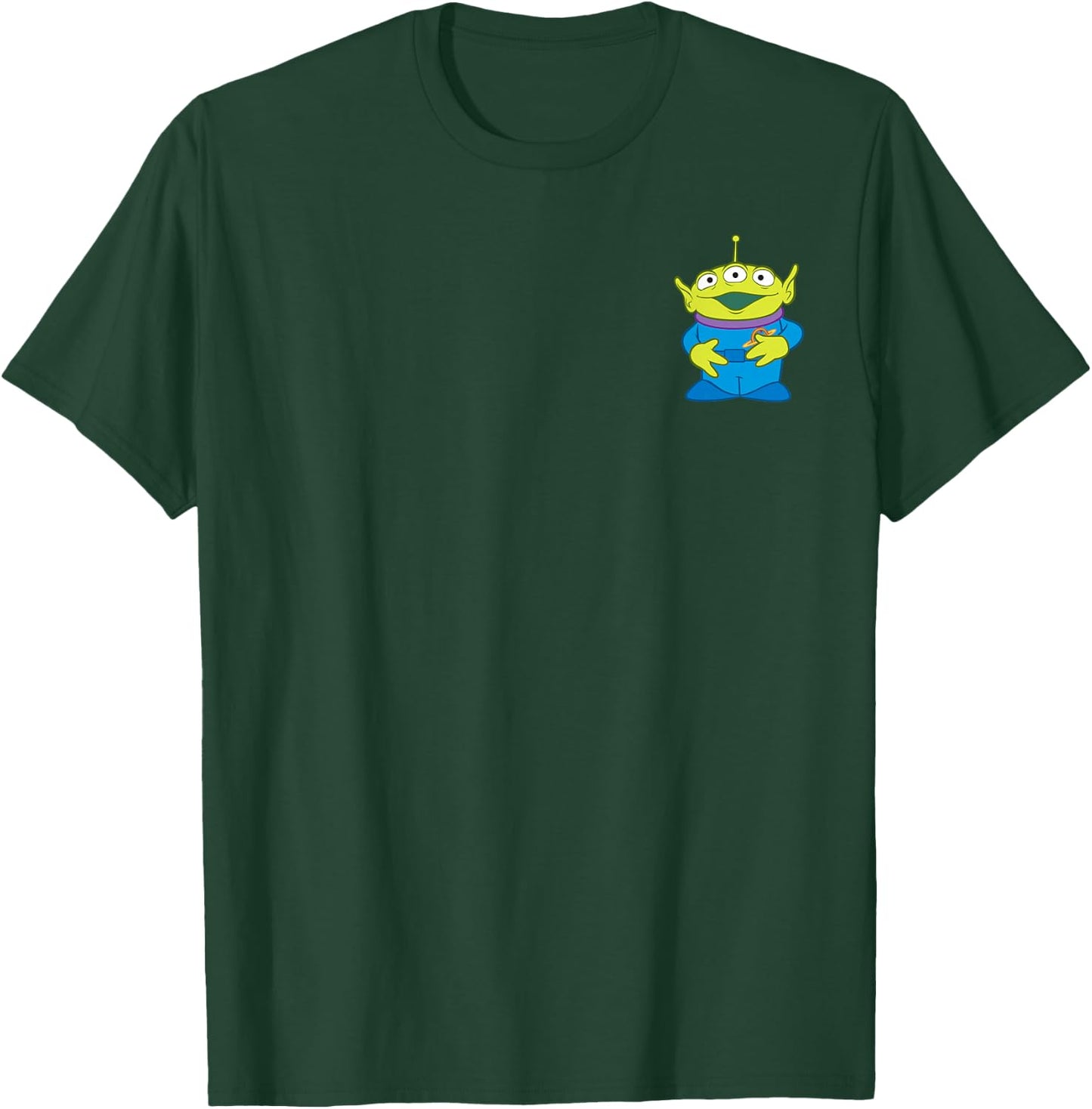 Disney Pixar Toy Story Pizza Planet Alien Pocket T-Shirt - T-Shirt | Forest