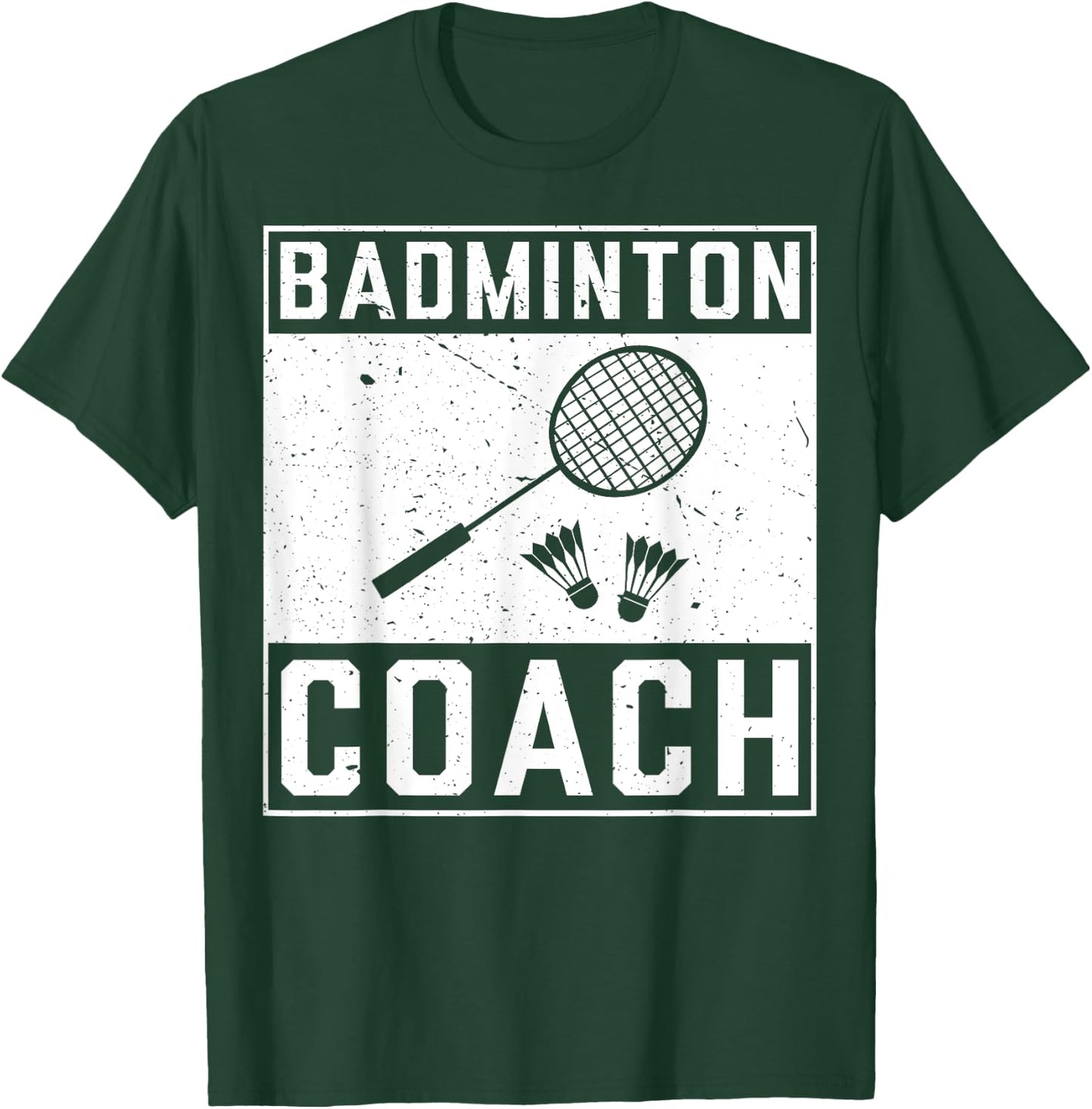 Funny Christmas Gift For Sports Amateur Badminton Coach T-Shirt - T-Shirt | Forest