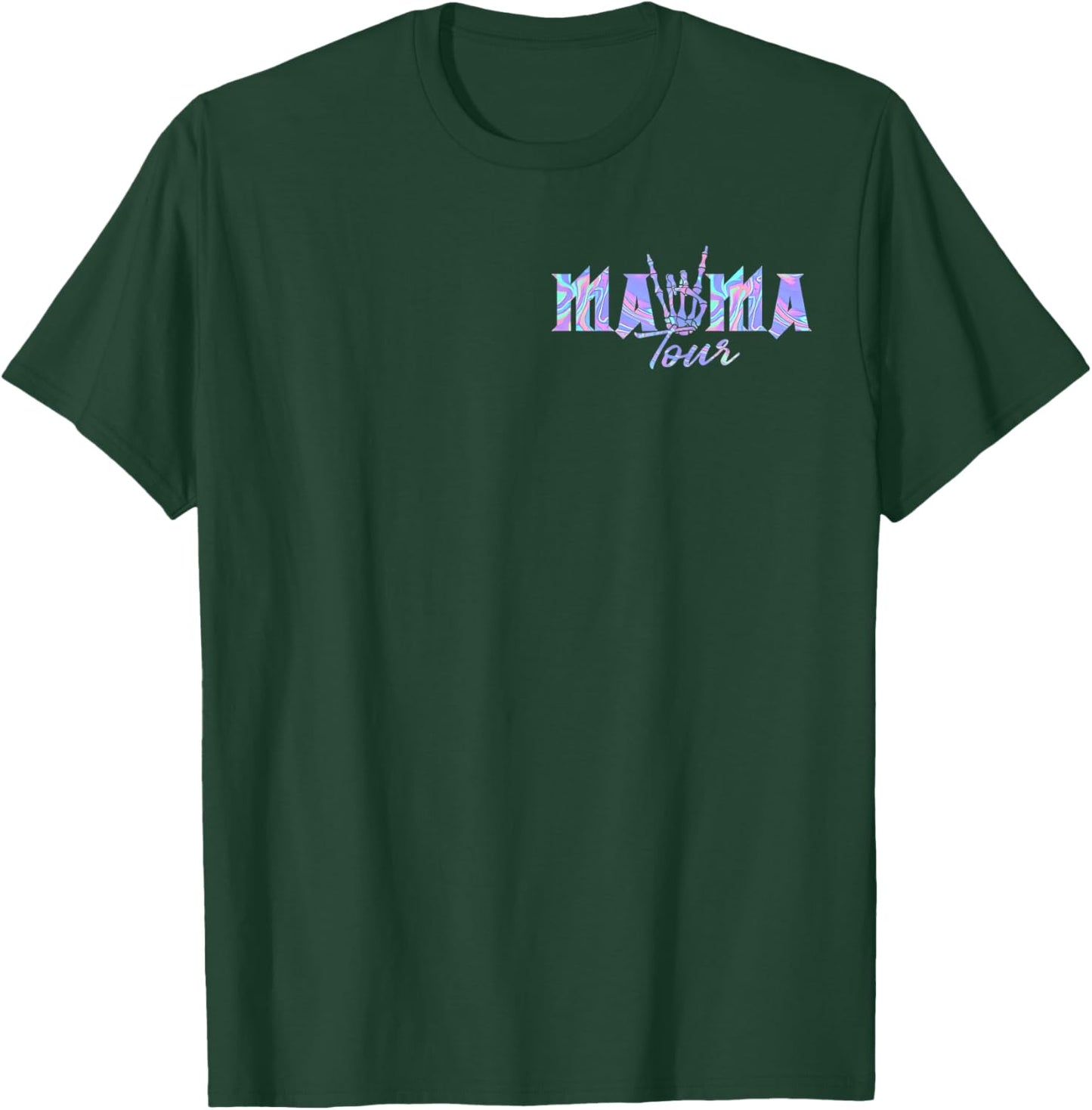 (2sides Front+back) Motherhood Mama Tour, Some Days I Rock T-Shirt - T-Shirt | Forest