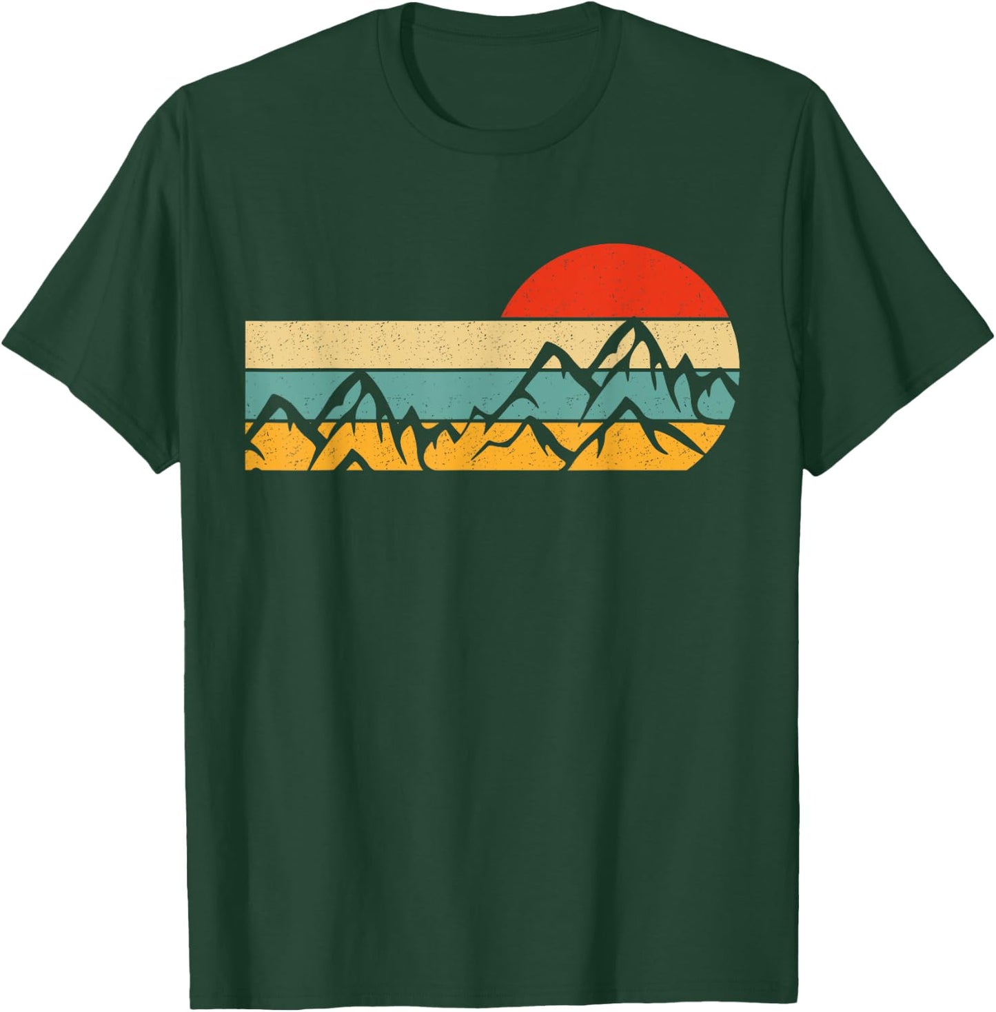 Hiking Design Men Forest Retro Outdoors Mountain Hiking T-Shirt - T-Shirt | Forest
