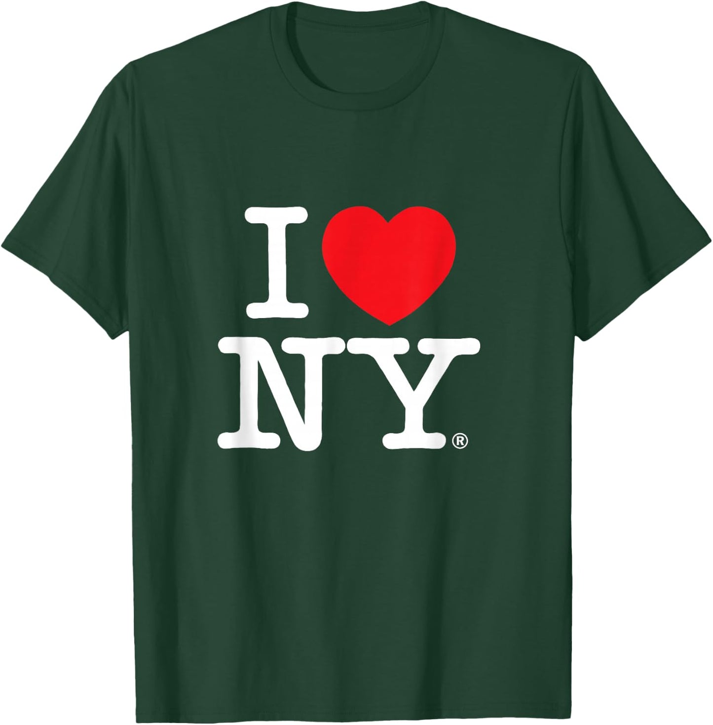 with German Text "Ich Liebe Mein KLASSISCHES Logo T-Shirt - T-Shirt | Forest