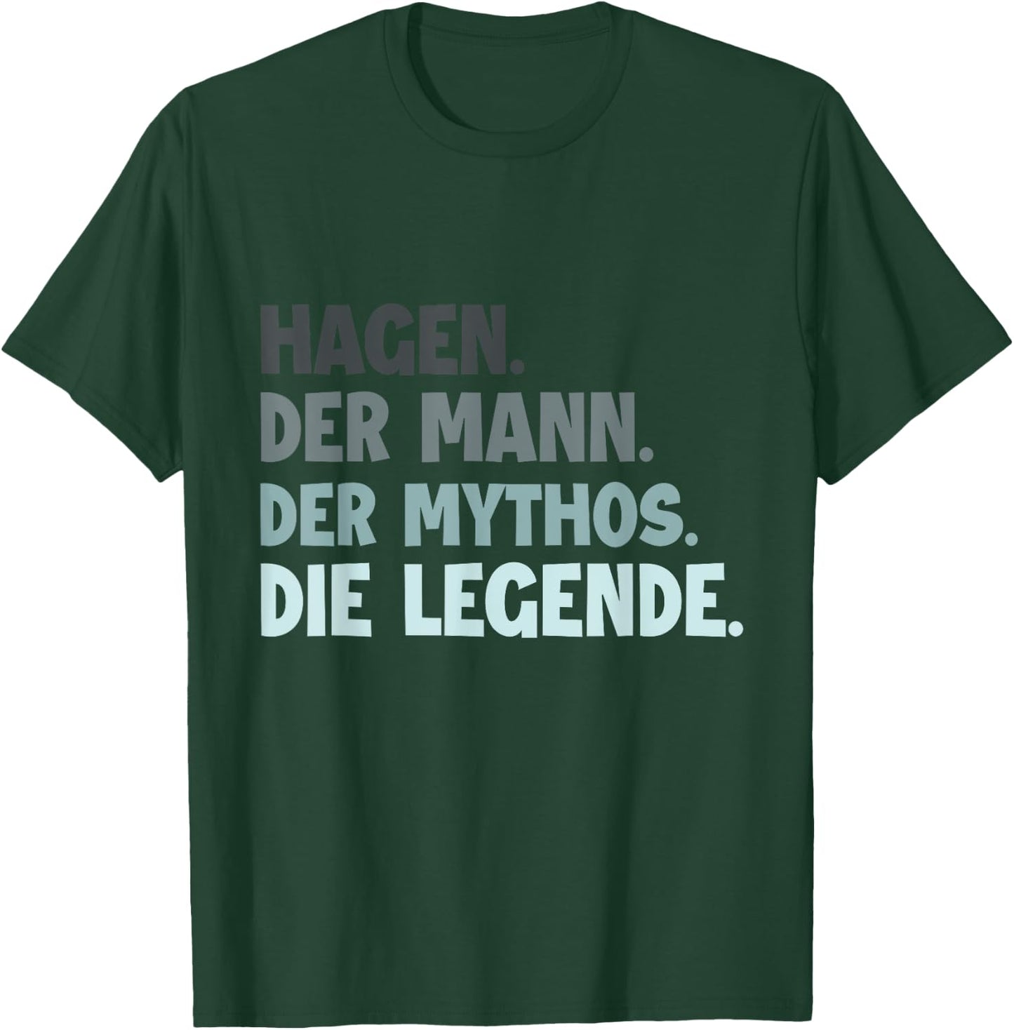 Geburtstag Mann Lustig Spruch Vorname Name Hagen T-Shirt - T-Shirt | Forest