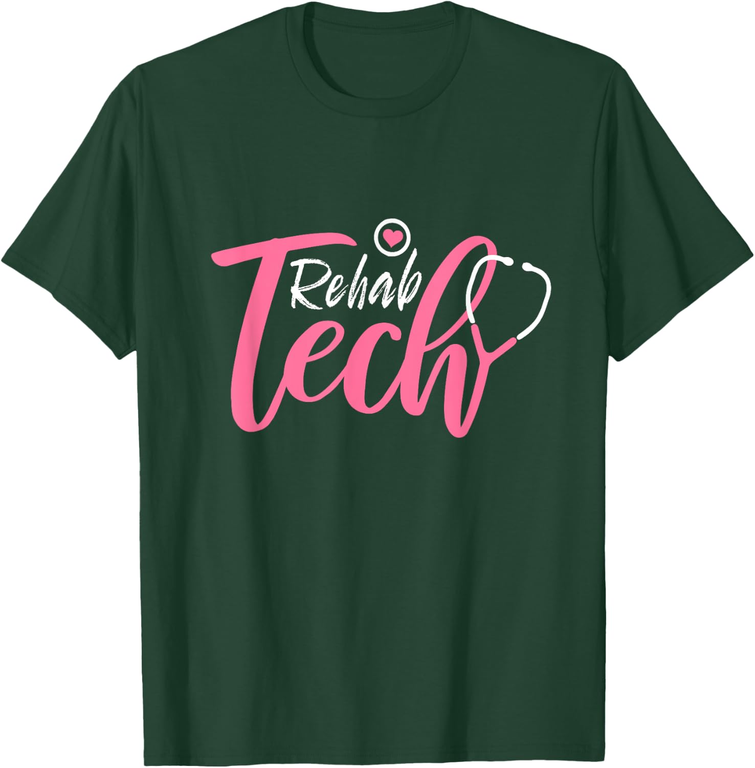 Rehabilitation Technologist Physical Rehab Nursing Tech Aide T-Shirt - T-Shirt | Forest