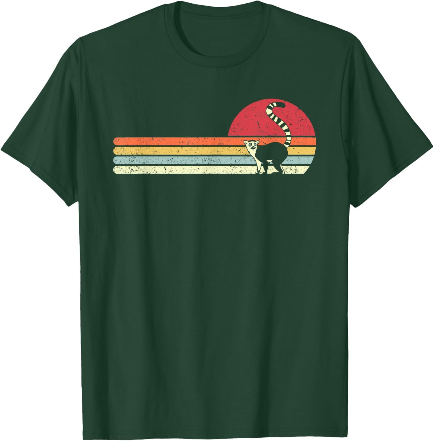 Lemur, Lemuren Vintage Shirt T-Shirt - T-Shirt | Forest