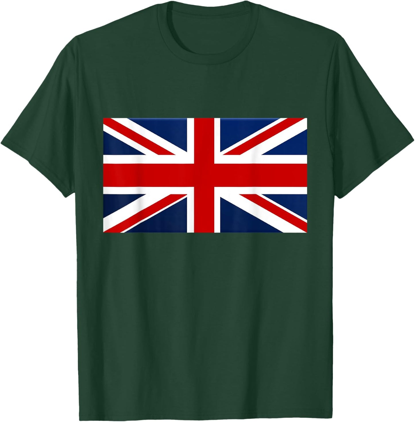 Union Jack Flag , Black, S T-Shirt - T-Shirt | Forest