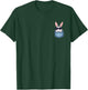 Cute Easter Men Women Kids Bunny Rabbit Sunglasses Pocket T-Shirt - T-Shirt | Forest