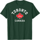 Toronto Canada Canadian Flag Maple Leaf Gift Eh T-Shirt - T-Shirt | Forest
