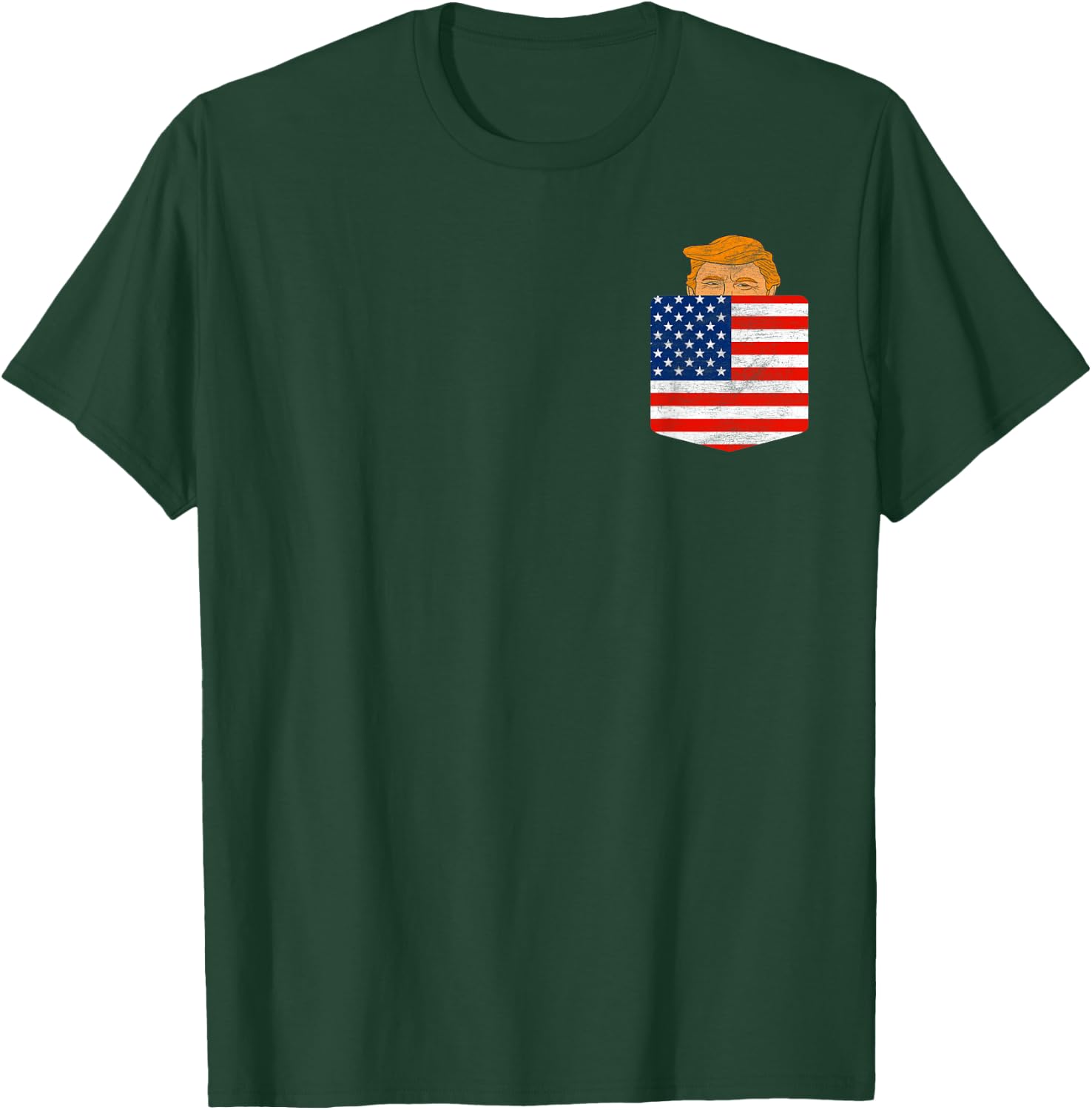 Trump In Your Pocket USA Election Trump For 2024 4th Of July T-Shirt - T-Shirt | Forest