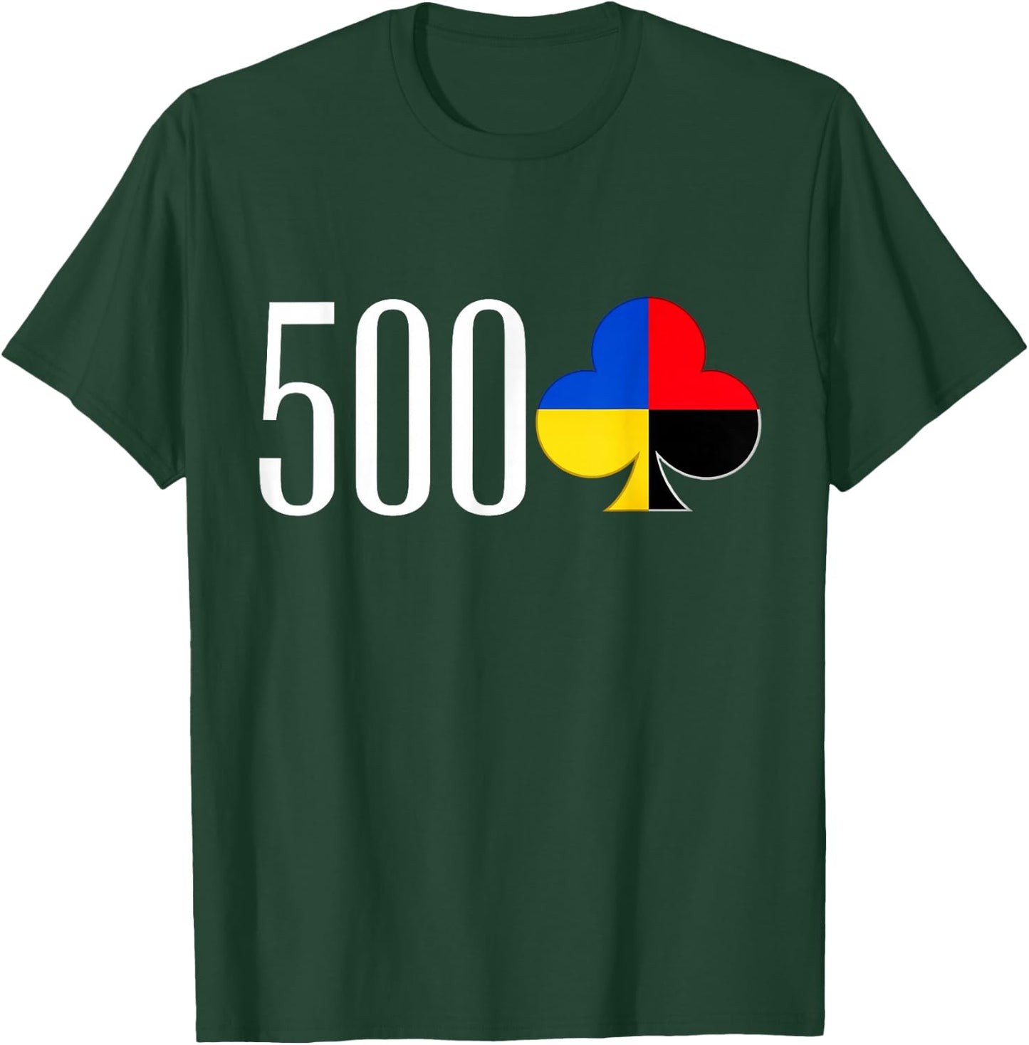 500 Club Design T-Shirt - T-Shirt | Forest