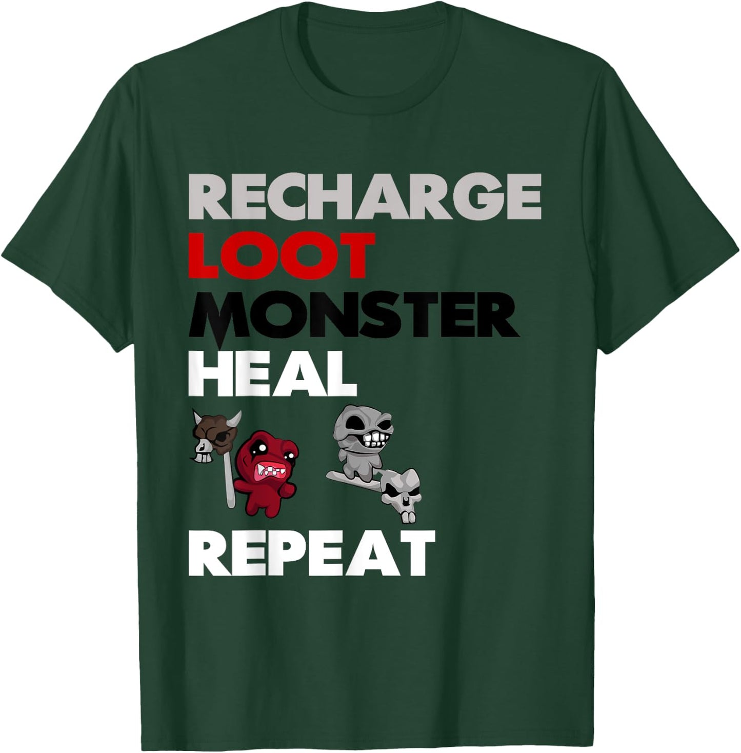 The binding of Isaac Repeat - Board game clothing T-Shirt - T-Shirt | Forest
