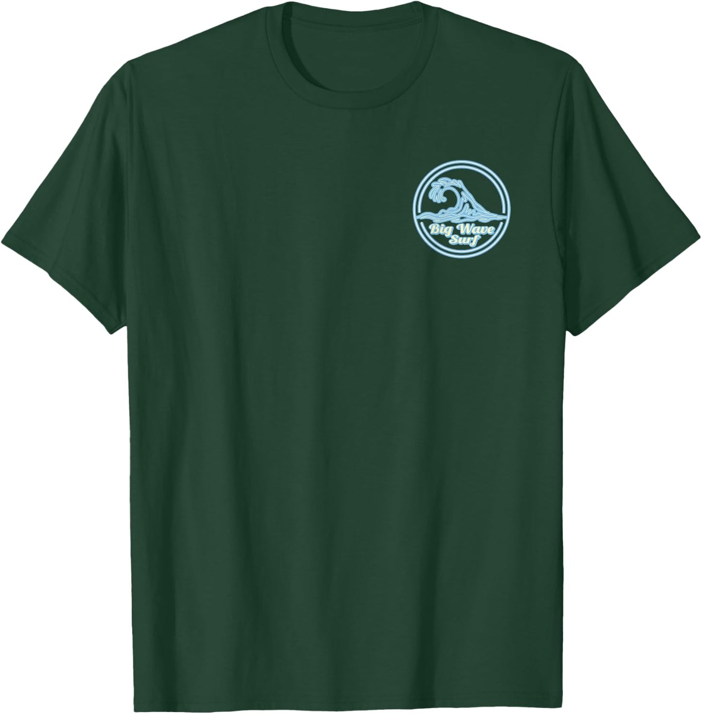 Kirra Beach, Queensland, Big Wave Surf graphic T-Shirt - T-Shirt | Forest