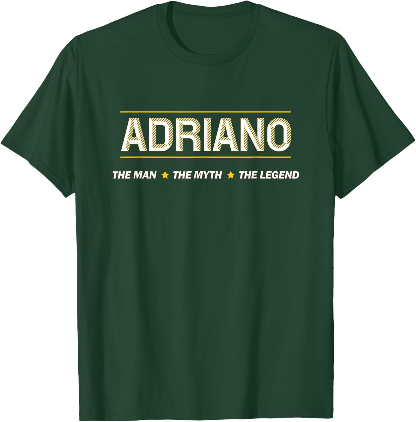 ADRIANO der Mann, der Mythos, die LEGENDE | Jungenname für Herren — Lustig T-Shirt - T-Shirt | Forest