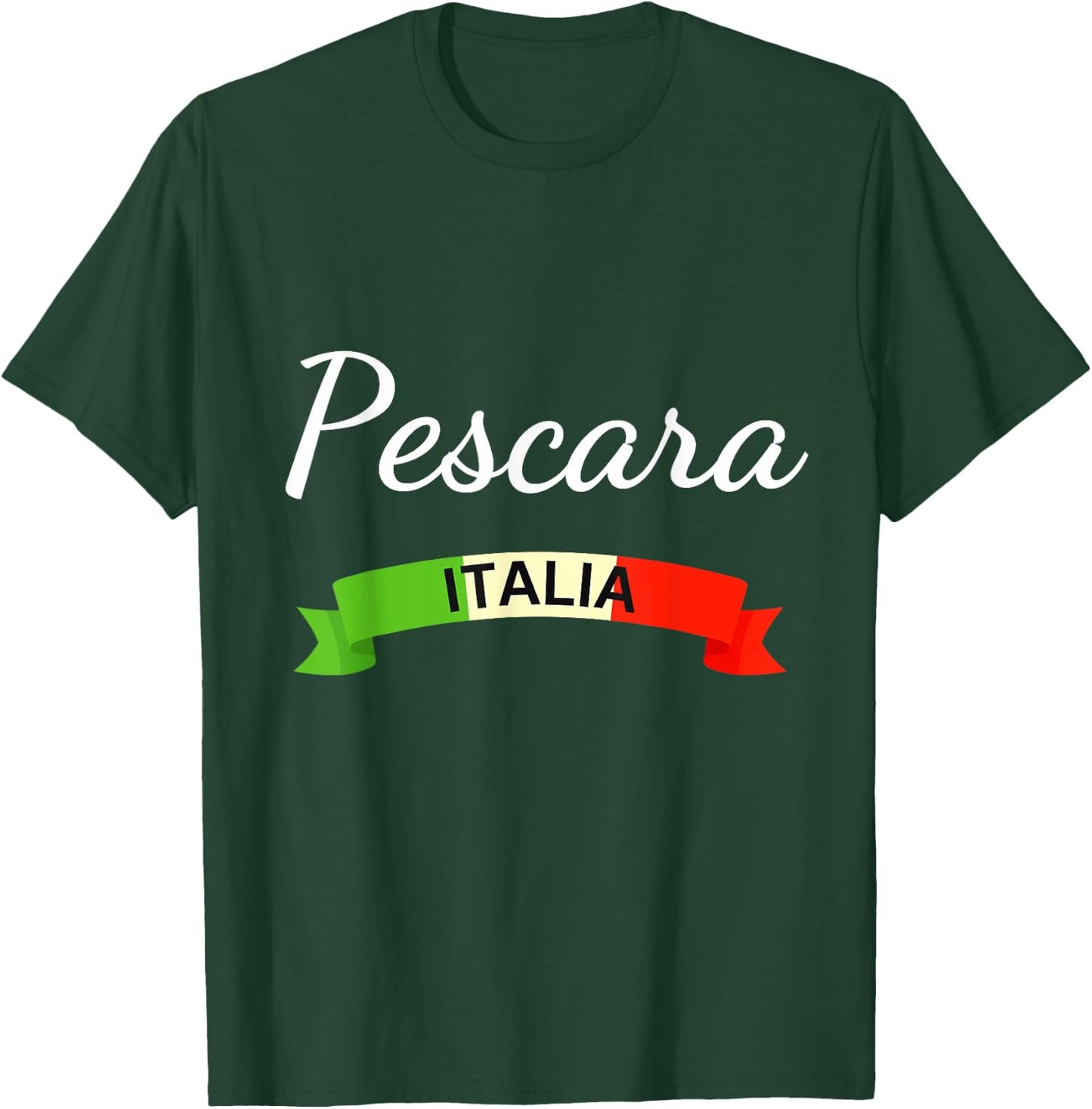 Pescara Italy Flag Italia Souvenir Matching Italian T-Shirt - T-Shirt | Forest