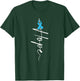 Hope Light Blue Ribbon Survivor Prostate Cancer Awareness T-Shirt - T-Shirt | Forest