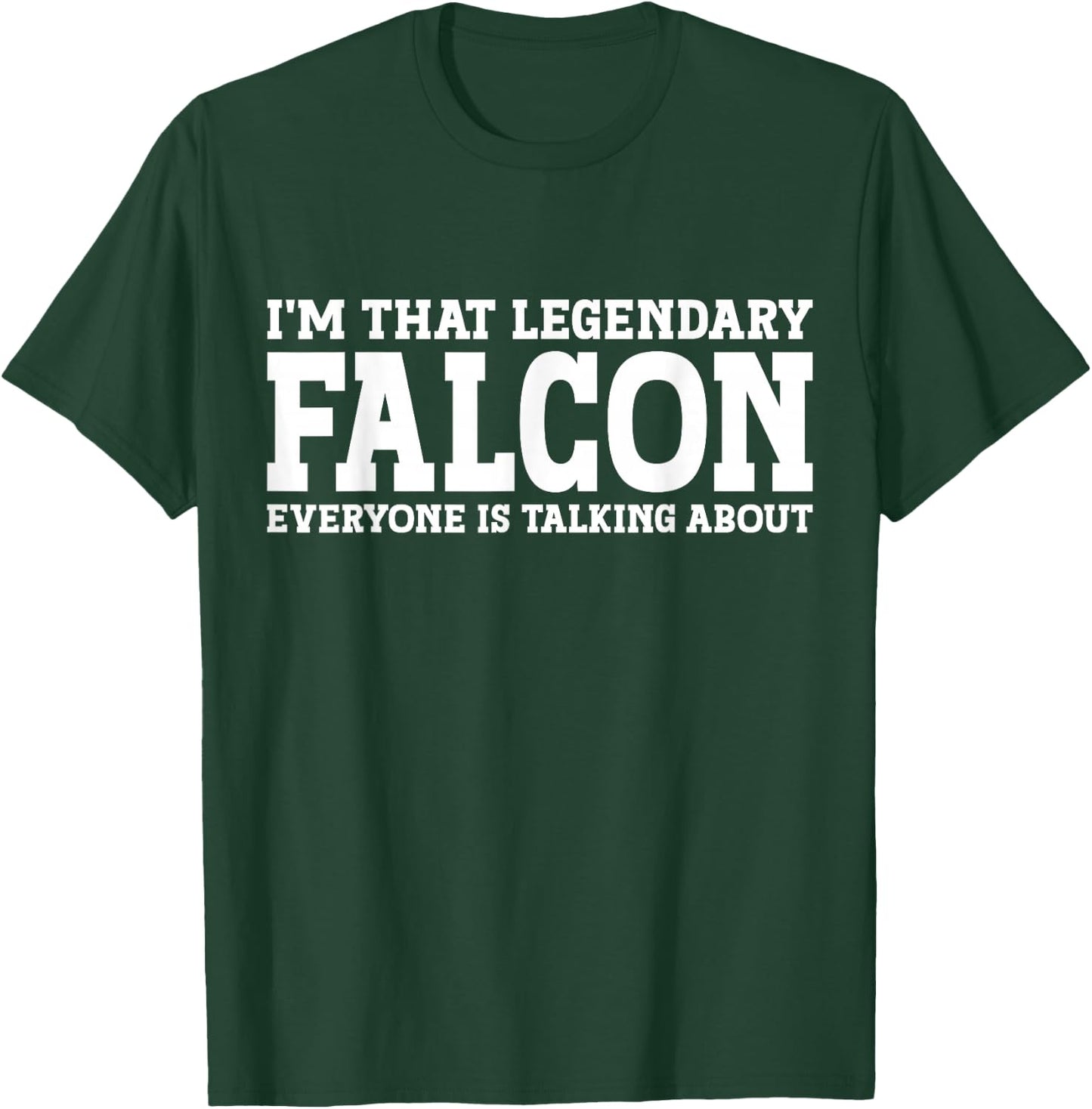 Falcon Surname Funny Team Family Last Name Falcon T-Shirt - T-Shirt | Forest