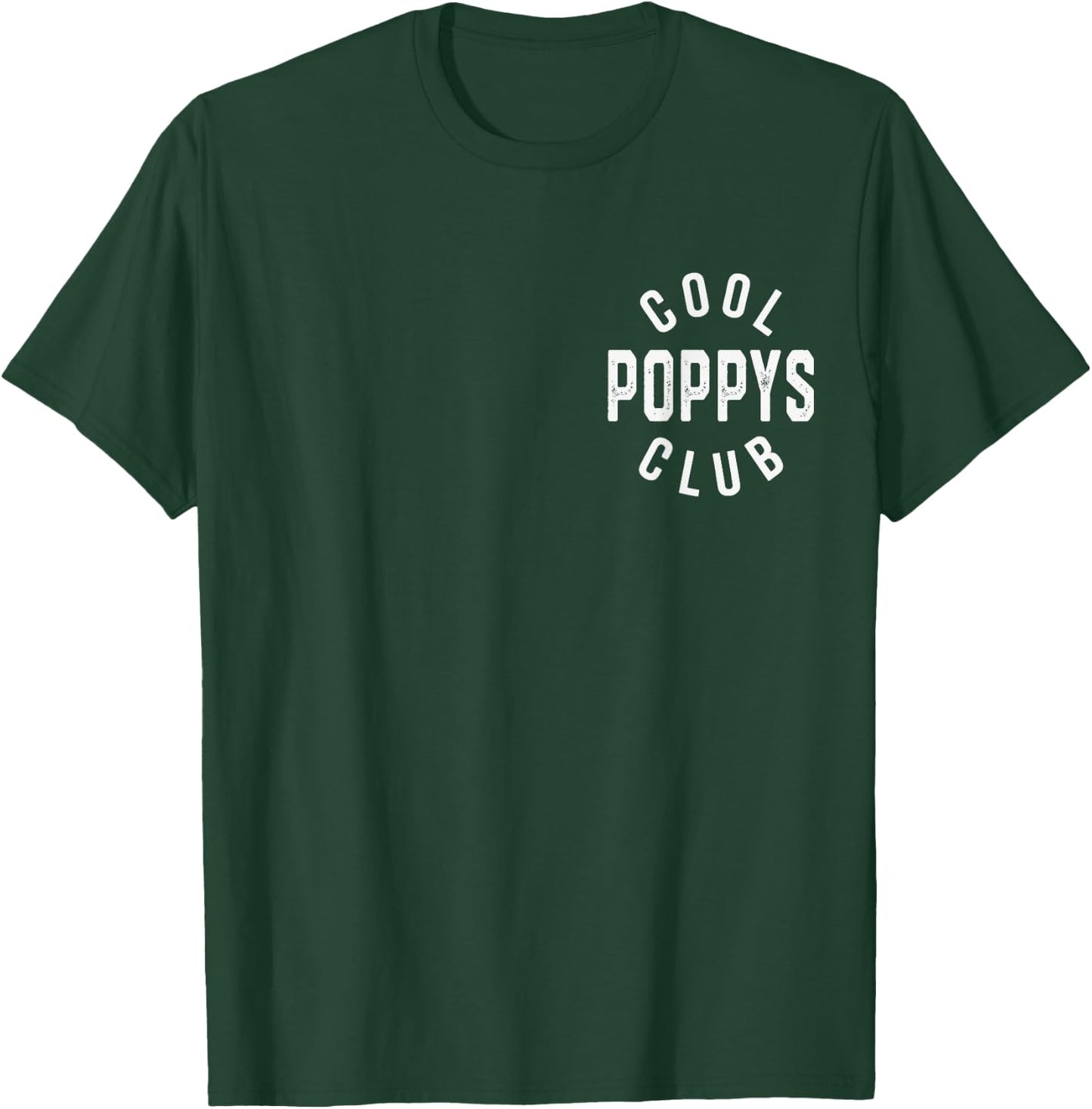 Cool Poppys Club Retro Vintage Graphic T-Shirt - T-Shirt | Forest