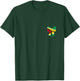 Guyanese Flag Coquette Bow Guyana Pride Dainty Ribbon Girls T-Shirt - T-Shirt | Forest