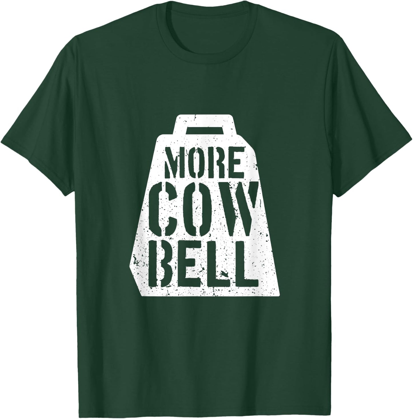 Cow Bell More Cowbell Vintage Funny Drummer Cowbell Funny T-Shirt - T-Shirt | Forest