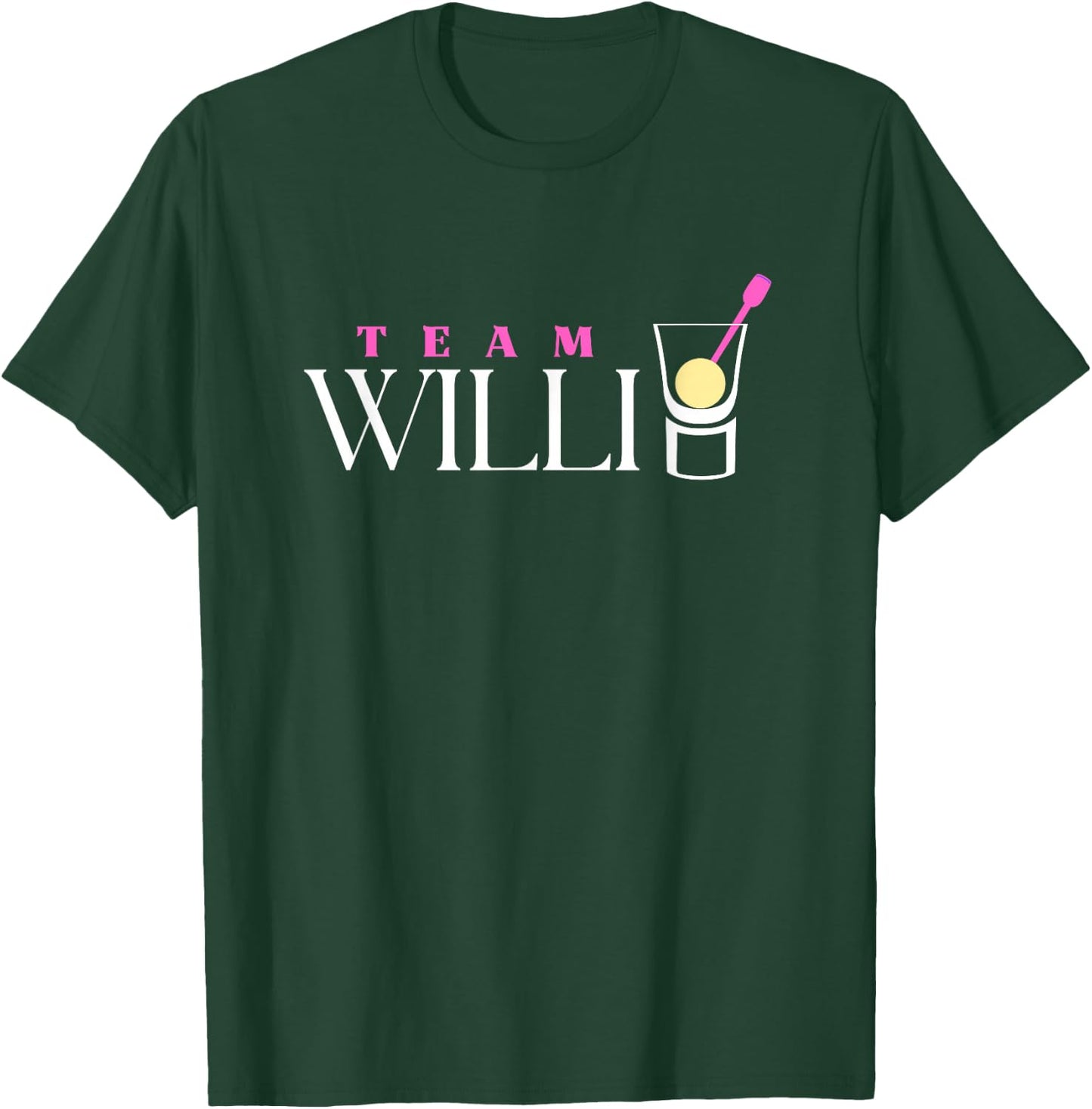 Team Willi | Williams Christ Pear Schnapps Shot Apres Ski , black T-Shirt - T-Shirt | Forest