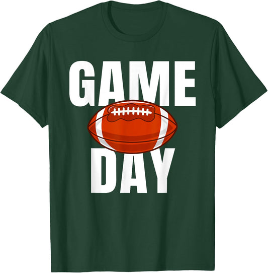 Game Day American Football Rugby Sport Graphic & T-Shirt - T-Shirt | Forest