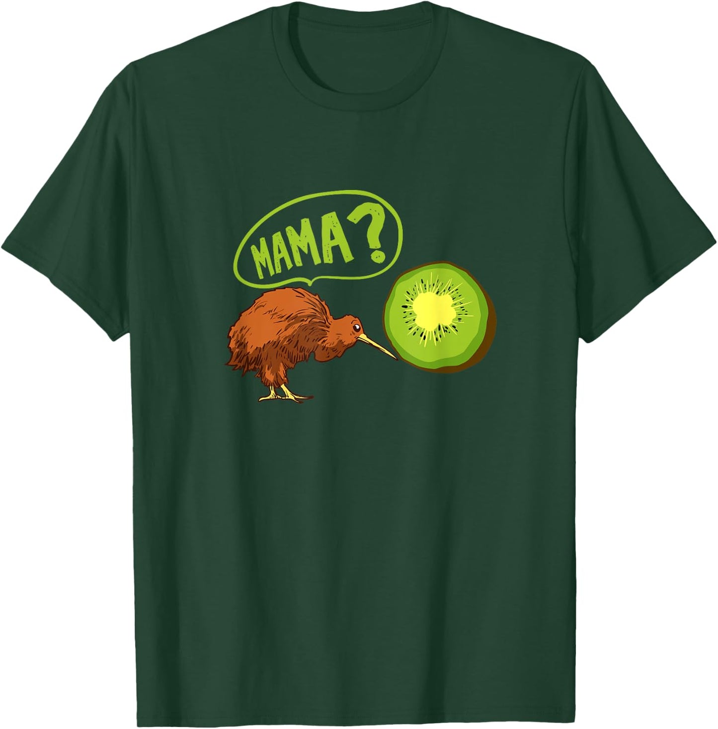 Kiwi meets Kiwifruit Gift A New Zealand Kiwi T-Shirt - T-Shirt | Forest