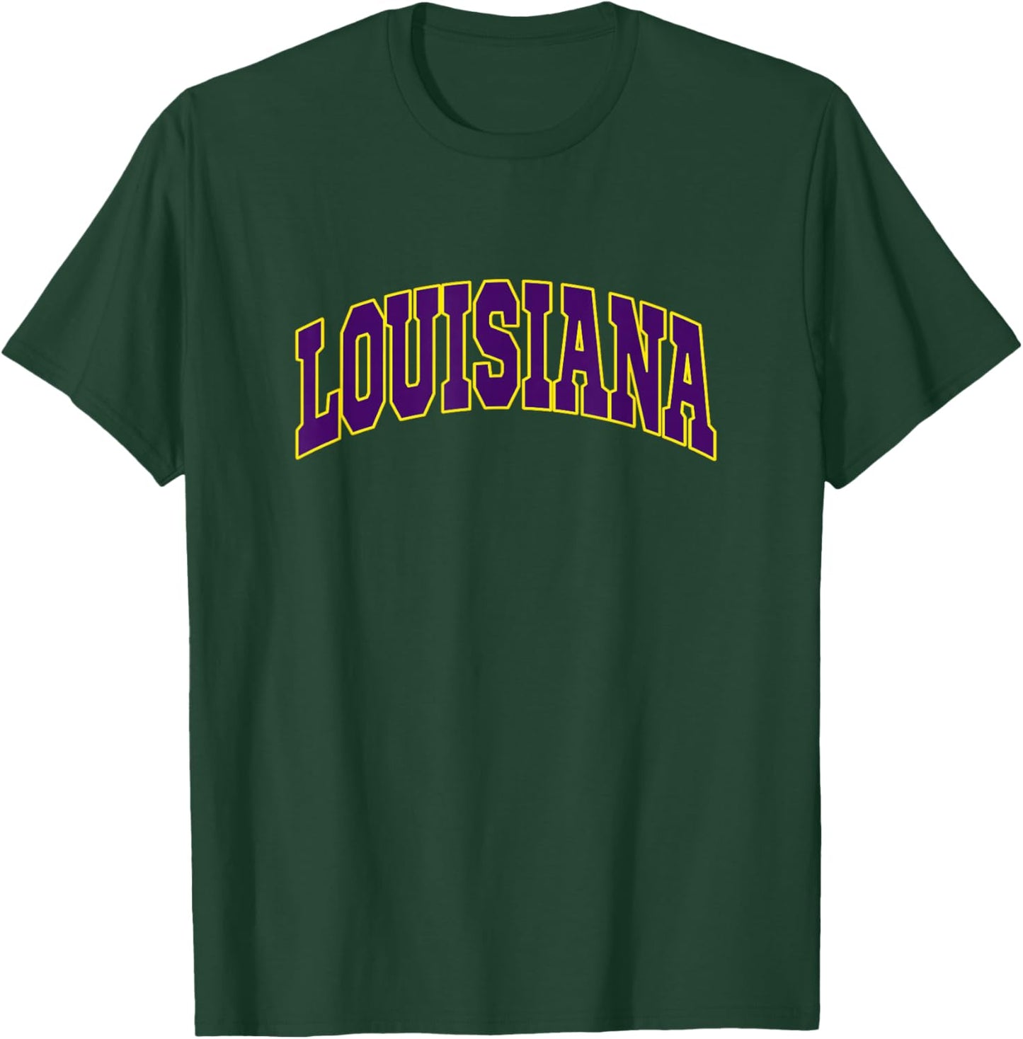 Louisiana - Throwback Design - Classic T-Shirt - T-Shirt | Forest