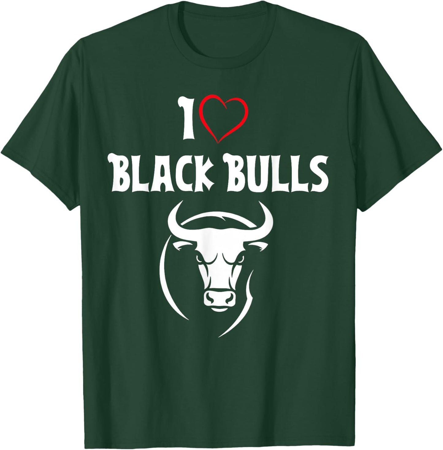 I love Black Bulls QOS - Sexy Queen of Spades Gifts T-Shirt - T-Shirt | Forest