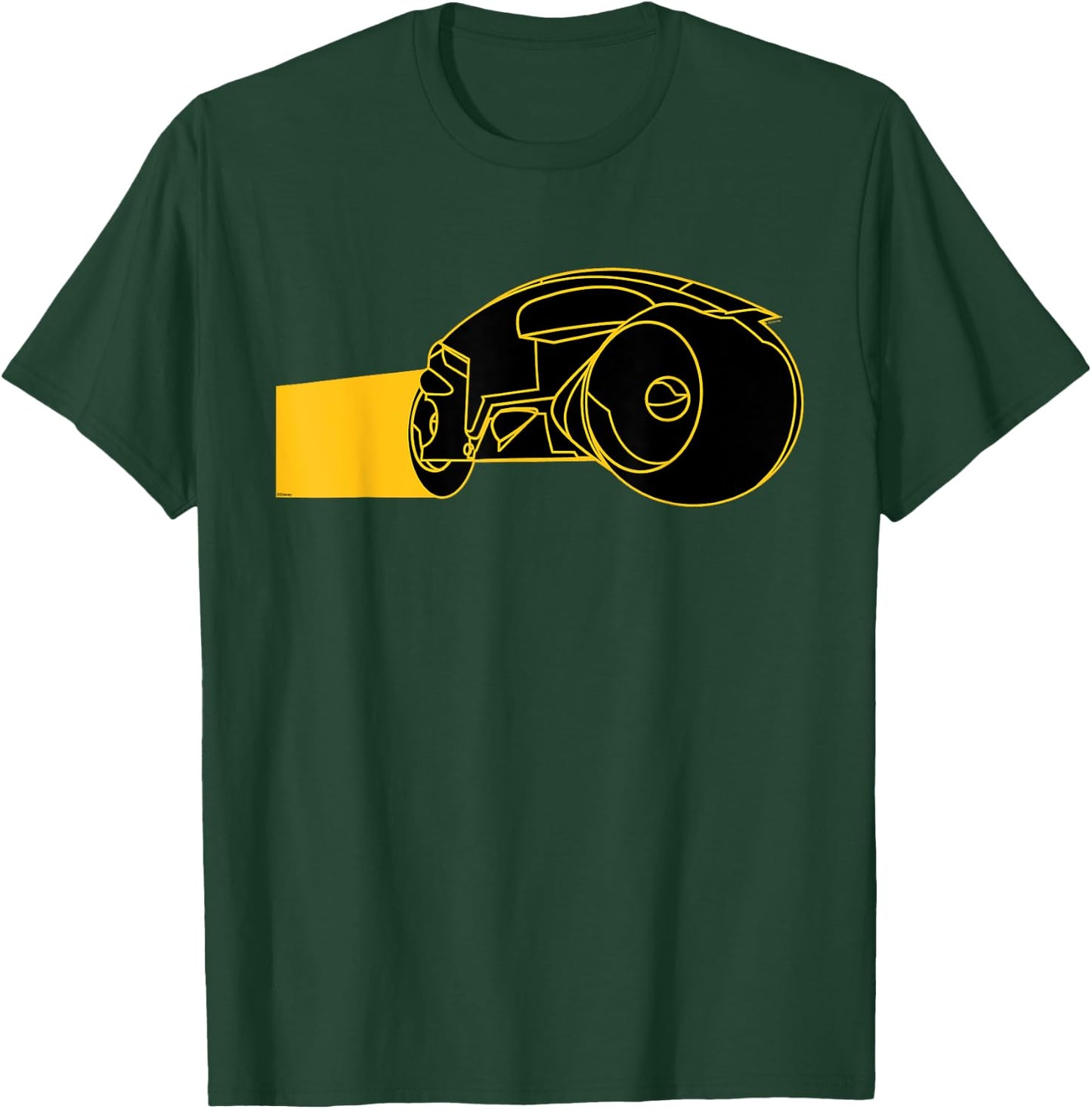 Disney Tron Original 1982 Movie Game Grid Light Cycle , Black, S T-Shirt - T-Shirt | Forest