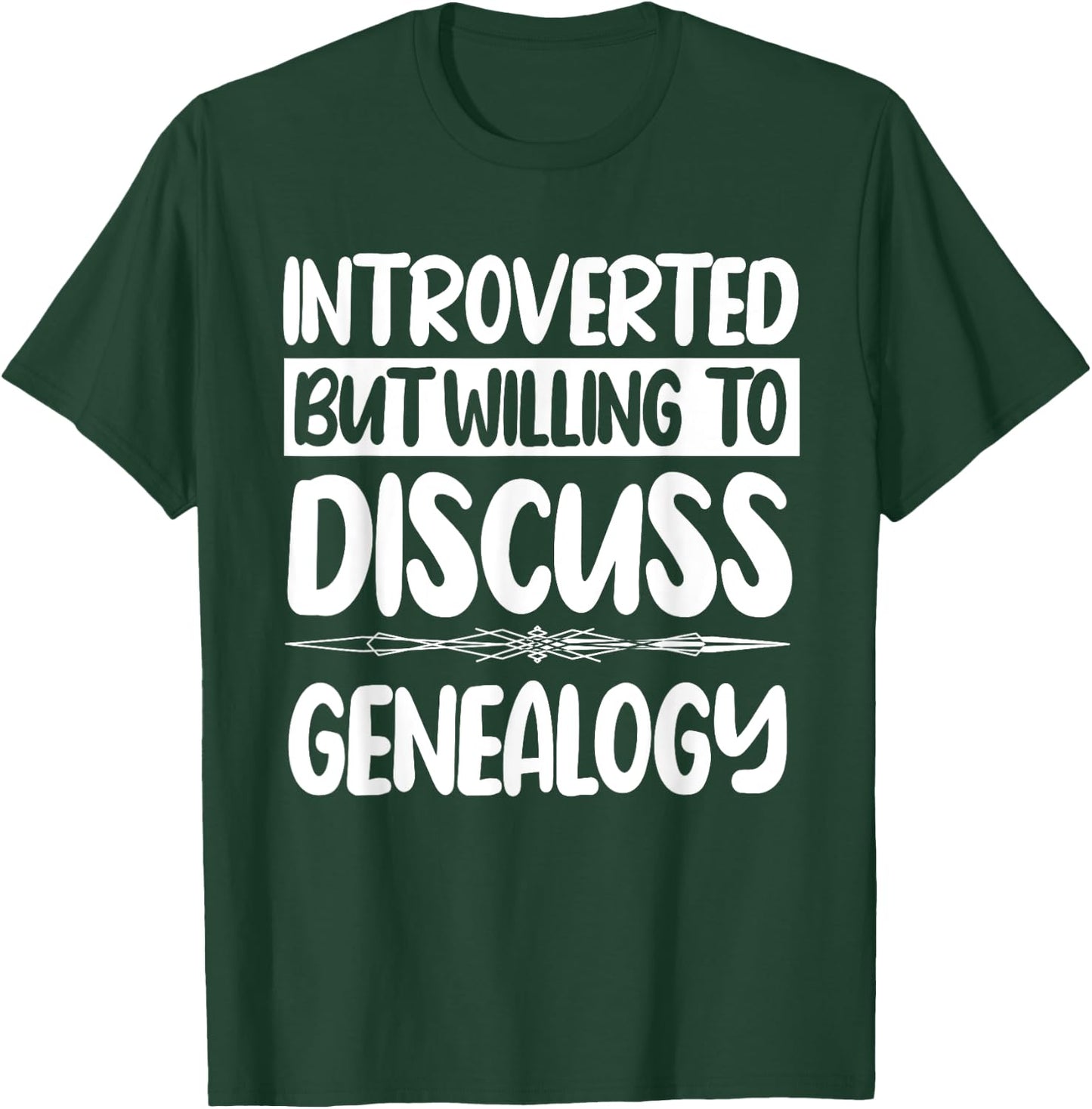 Genealogist Family Research Historian Lineage Genealogy Tree T-Shirt - T-Shirt | Forest