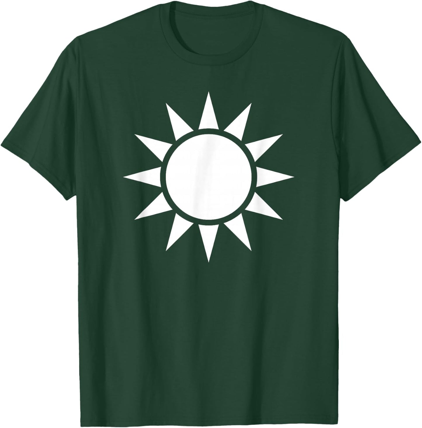 Taiwan Sun Symbol Flag Seal Roc T-Shirt - T-Shirt | Forest