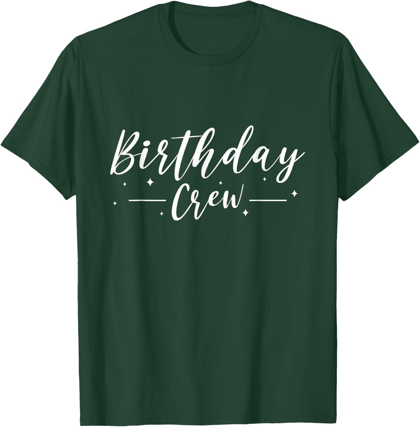 Birthday party with crew motif , black T-Shirt - T-Shirt | Forest