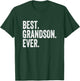 Best Grandson Ever T-Shirt - T-Shirt | Forest