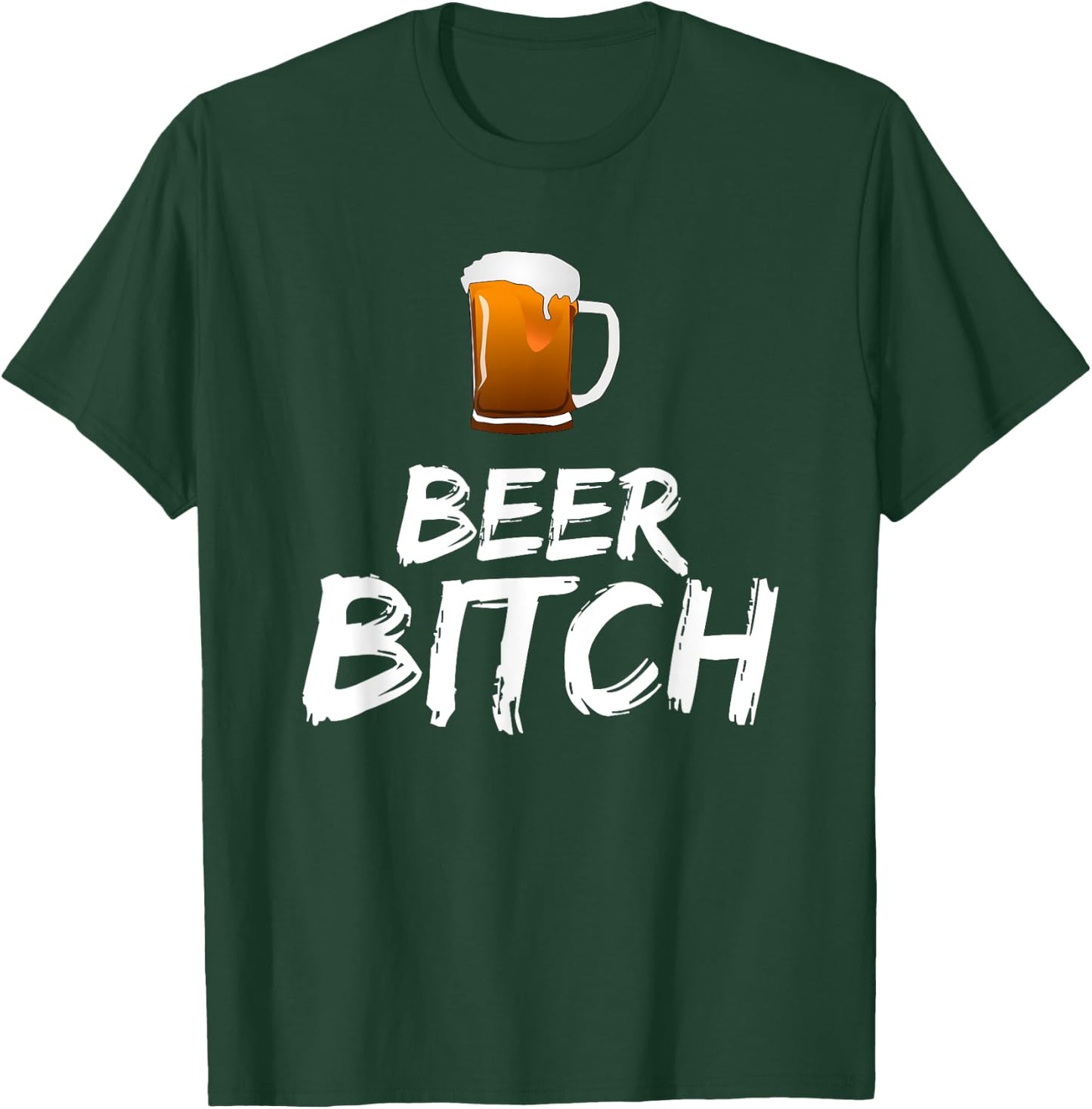 Beer Bitch Fantasy Football Loser Funny Shirt T-Shirt - T-Shirt | Forest