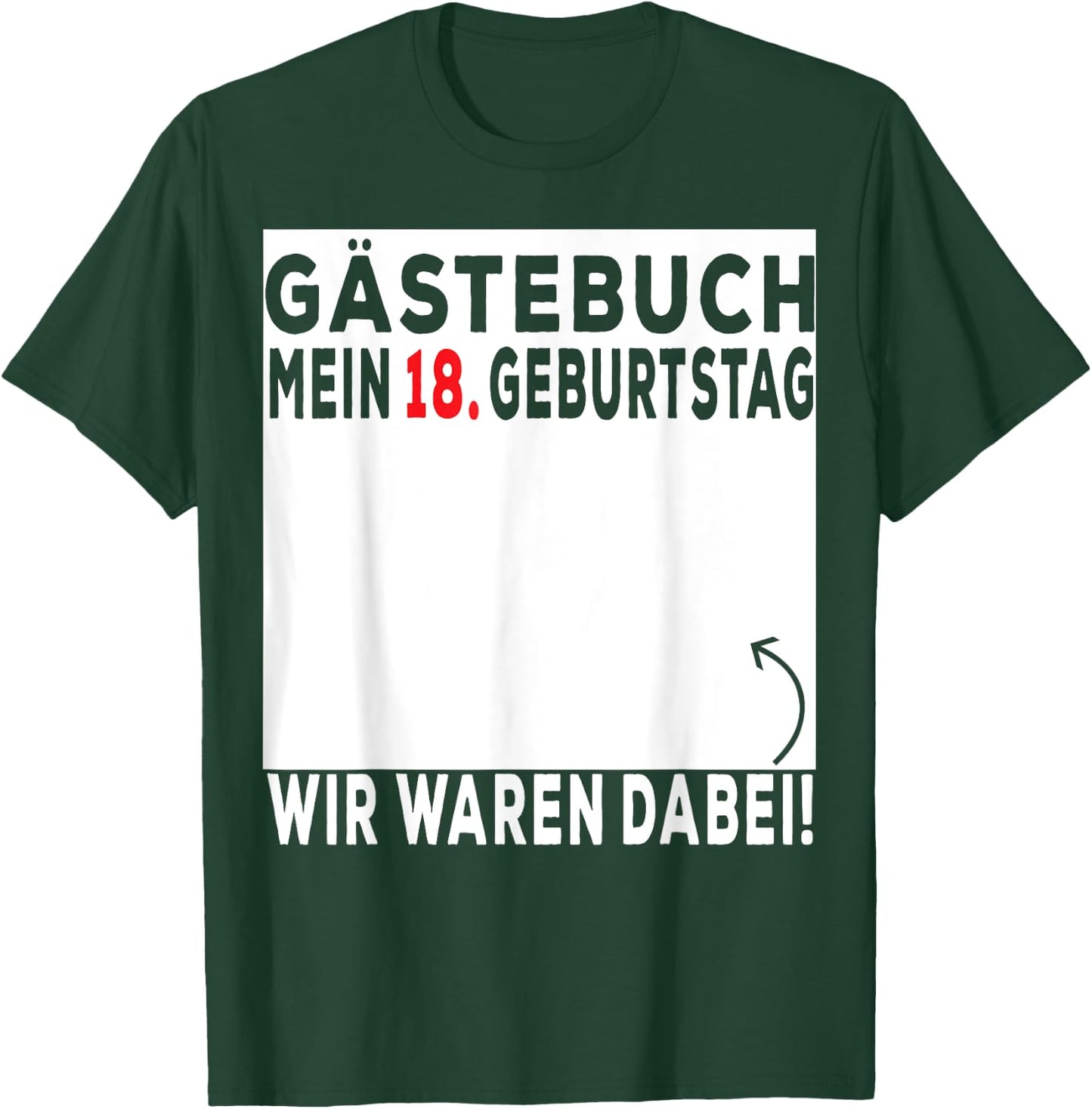 18th Birthday, 18 geburtstag männer, 18 geburtstag frauen T-Shirt - T-Shirt | Forest